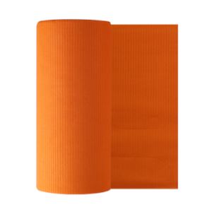 Podbradndíky Euronda oranžové na rolke 80 ks 61x53cm