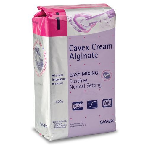 Cavex Cream Alginate Normal Settin 500g