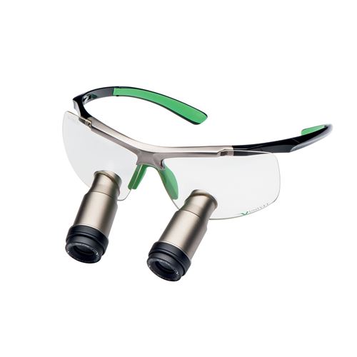 Lupové okuliare prizmatické Techne 5,0x400 mm Č/Z