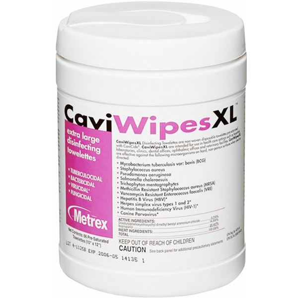 CaviWipes desinf. ubrúsky XL dóza 65 ks