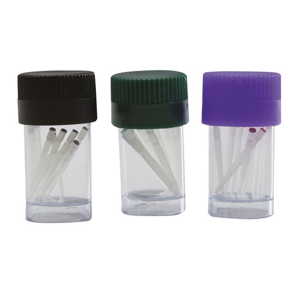 FibreKleer 4X Tapered/Easy glassPost refill čapy 1,25mm čierne  10ks