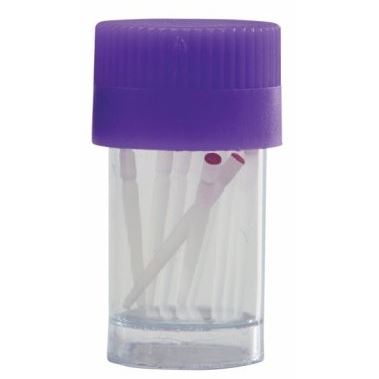 FibreKleer 4X Tapered/Easy glassPost refill čapy 1,375mm fialové  10 ks