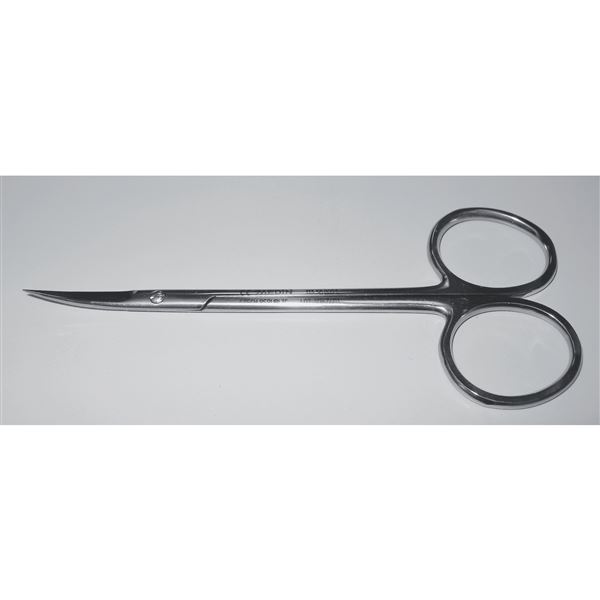 Nožničky očne zahnuté, hrot 11,5cm  113380091