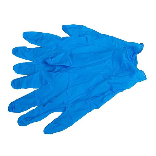 Rukavice nitril Flower modré XS, 100 ks -dopredaj