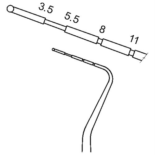 Sonda paradont. 3, 5-5,5-8-11   133500106