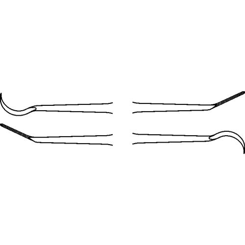 Nástroj na modelovanie výplní; 2,2 mm; 16,8 cm