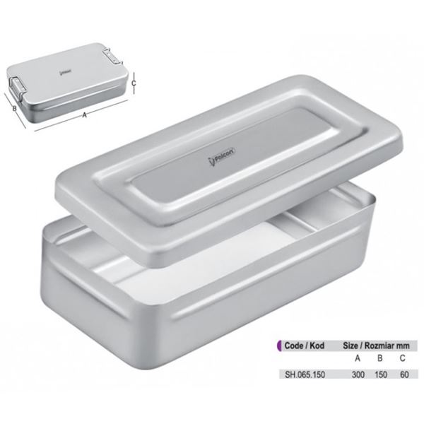 Falcon sterilizačný box s viečkom 300x150x60mm