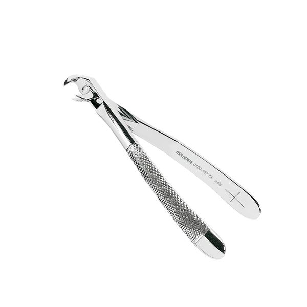 Kliešte extrakčné na dolné moláre a prem. 18,2cm vrubk. (167)