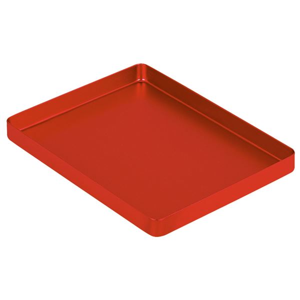 Tácka pre nástroje ALU medium 142x183x17 červená