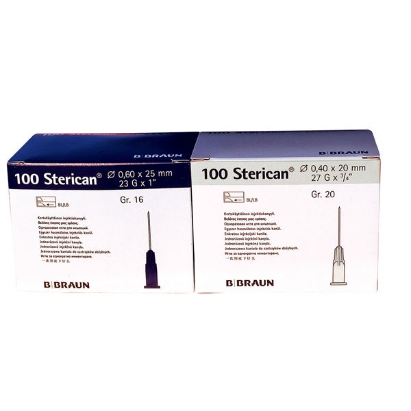 Injekčné ihly 0,60 x30mm modré Sterican 100ks