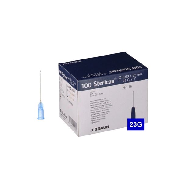 Injekčné ihly 0,60x25mm modré Sterican 100ks