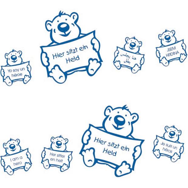 Podbradndíky detské koala a klokan zelené role 40x32 100 ks