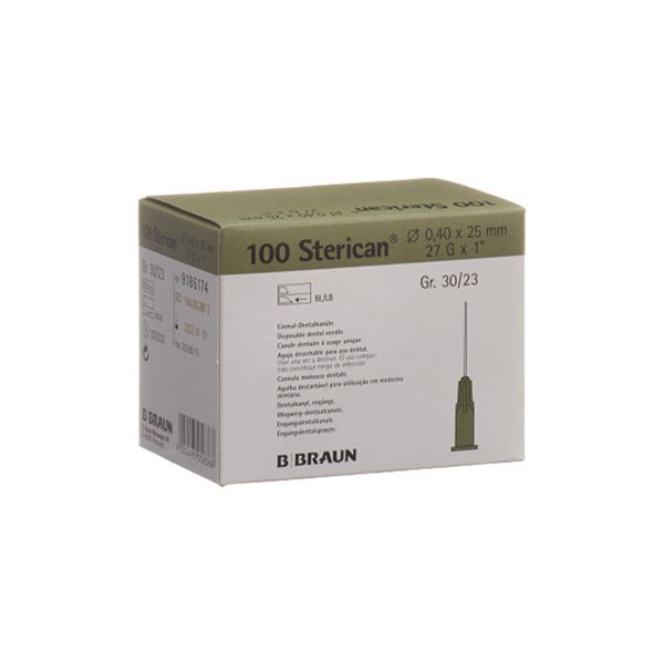 Injekčné ihly 0,40x25mm biele Sterican 100ks