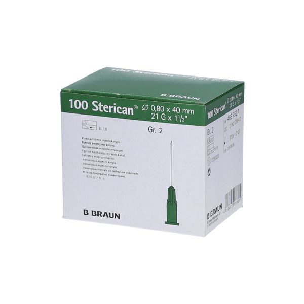 Injekčné ihly 0,80x40mm  Sterican 100ks