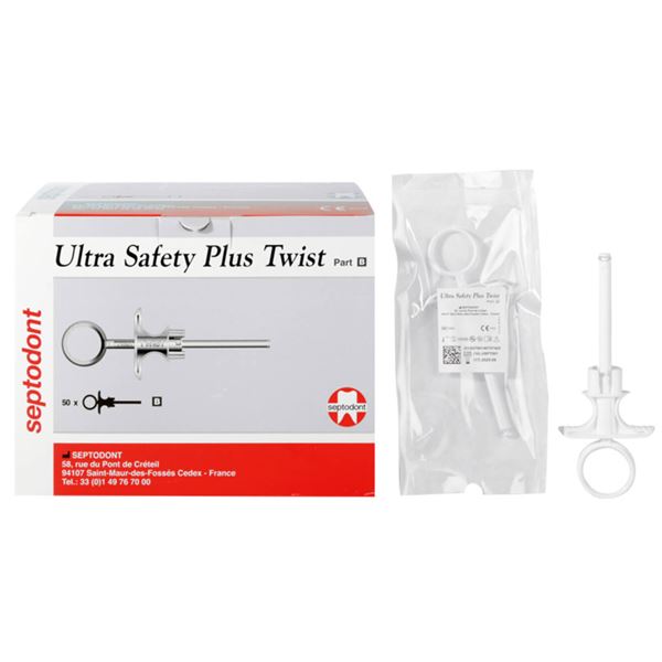 Ultra Safety Plus TWIST sterilné aplikátory 50ks