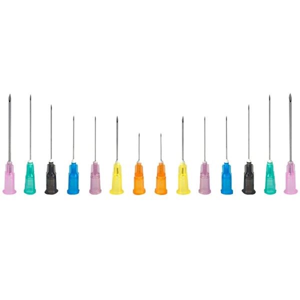 Injekčné ihly 25G 0,5x25mm oranžové Microlance 100 ks