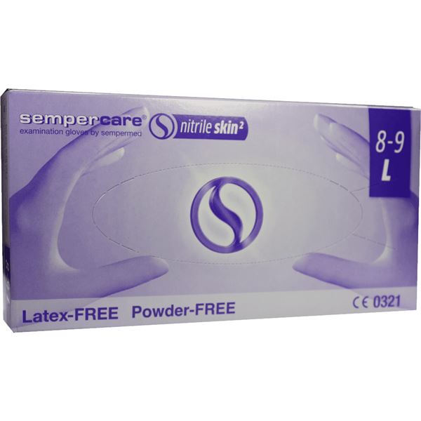 Rukavice Sempercare NITRILE skin2-L 200 ks