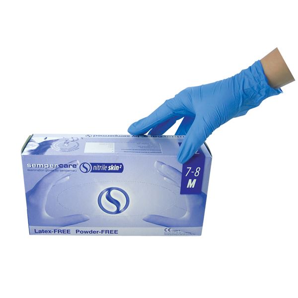 Rukavice Sempercare NITRILE skin2-M 200 ks