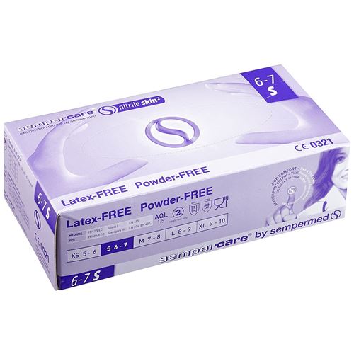 Rukavice Sempercare NITRILE skin2-S 200 ks