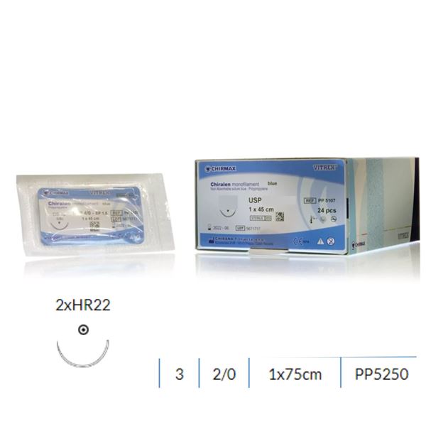 Chiralen MNF blue EP3 2/0, 2xHR22, 1x 75cm
