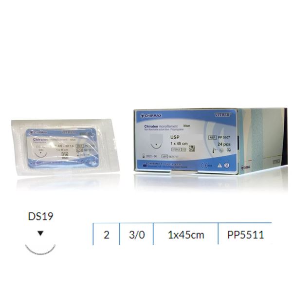 Chiralen MNF blue EP3/0, DS19, 1x45cm, 24ks
