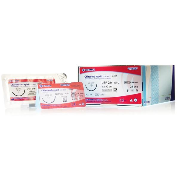 Chirasorb Rapid Violet DS19 USP4/0 EP1.5 1x45, 12ks