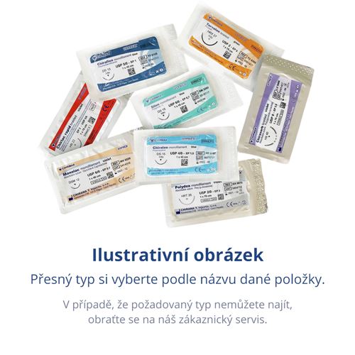 Silon BR Black 2EP 3/0USP HR27 1x75cm, 24ks