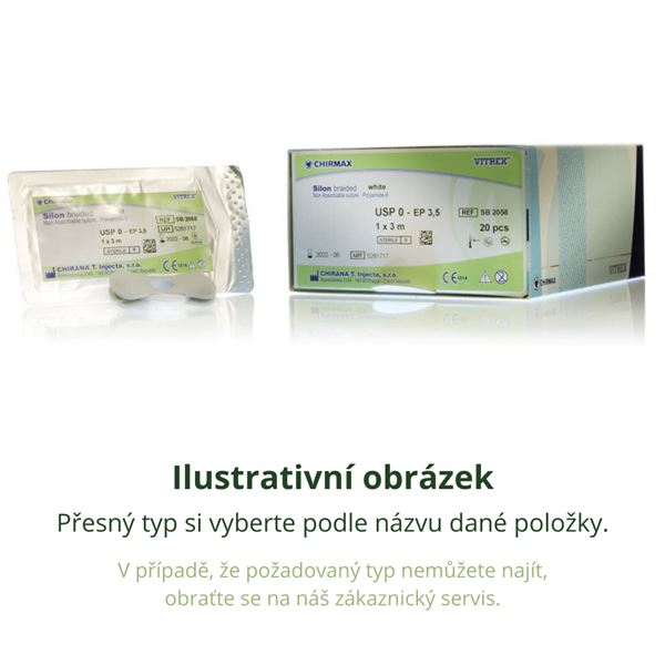 Silon BR White HR18 1,5EP USP4/0 1x75cm 24ks (Orsilon)