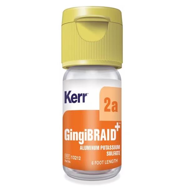 Retrakčné vlákno GingiBRAID+ veľ.: 2a, napustené 10% kam.