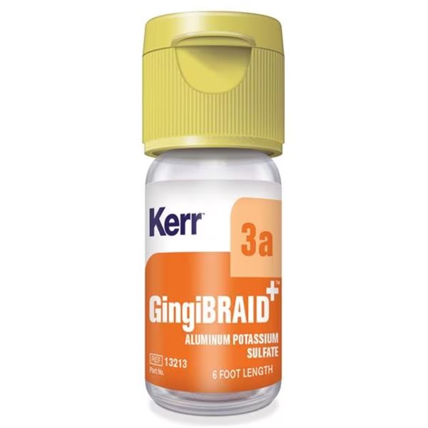 Retrakčné vlákno GingiBRAID+ veľ.: 3a, napustené 10% kam.