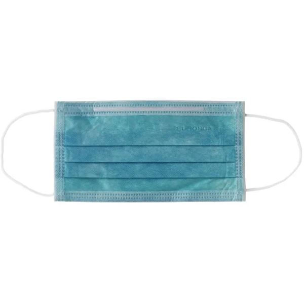 Ochranné masky Euronda Protection 4 blue lagoon 50ks