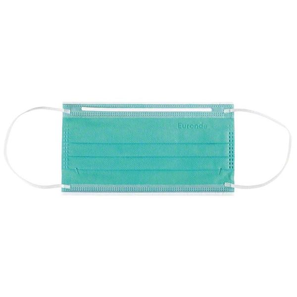 Ochranné masky Euronda Protection 4  zelené 50ks