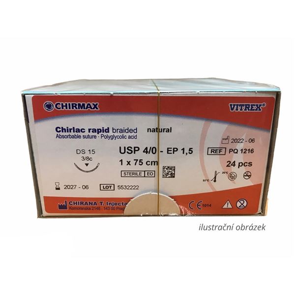 Chirlac Rapid Nat. EP1 USP5/0 1x0,45 DSM15, 24ks
