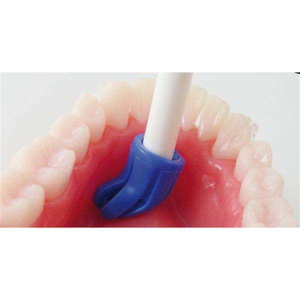 Savky flexibilné transparentné/modré 15,5cm 100 ks