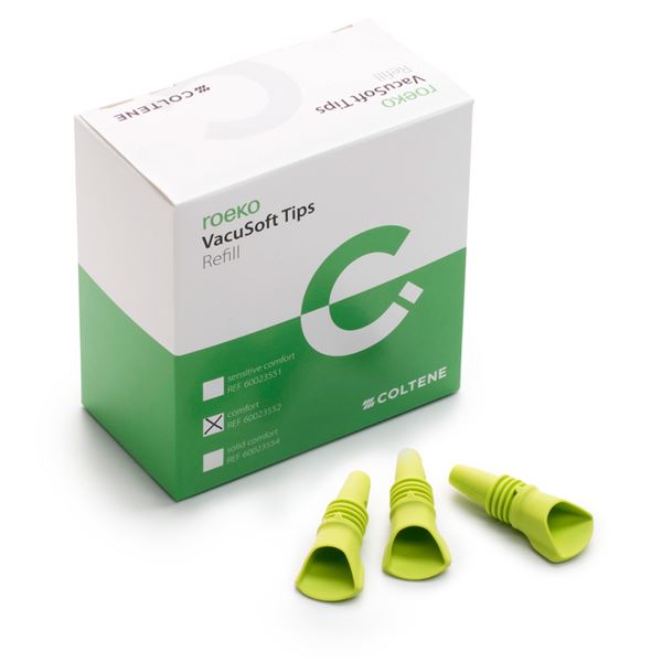 VacuSoft koncovky comfort zelené 50 ks