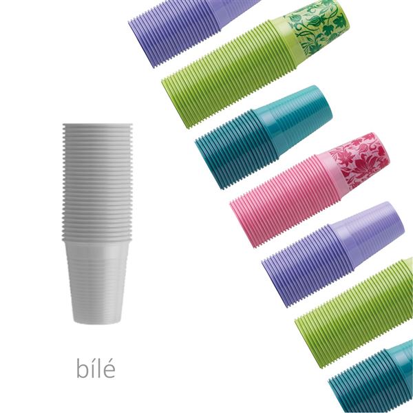Poháriky biele  Monoart EURONDA 1000 ks