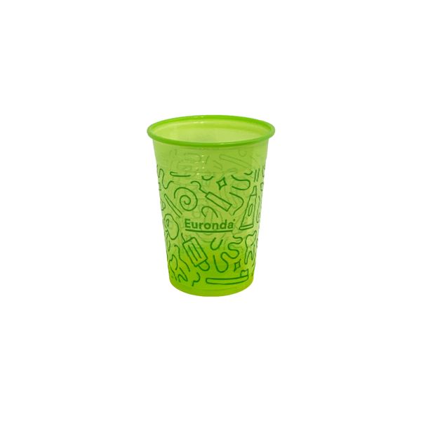 Poháriky Monoart Euronda 200ml Graffiti limetkové 1000ks