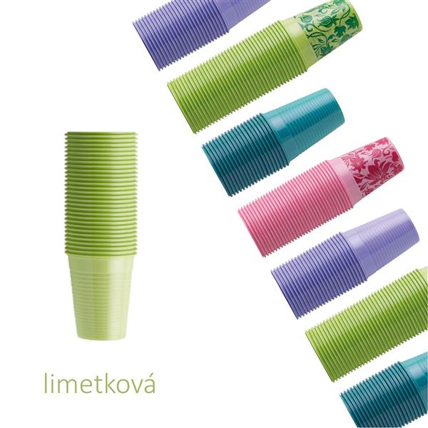 Poháriky limetka  Monoart EURONDA 1000 ks