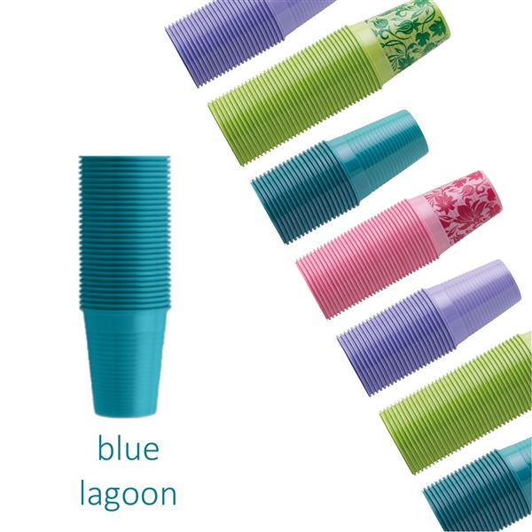 Poháriky Monoart Euronda 200ml blue lagoon 1000ks
