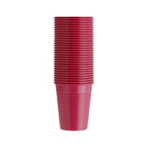 Poháriky Monoart Euronda 200ml tm.červené burgundy 1000ks
