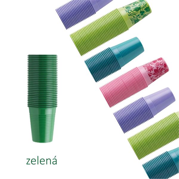Poháriky zelené  Monoart EURONDA 1000 ks