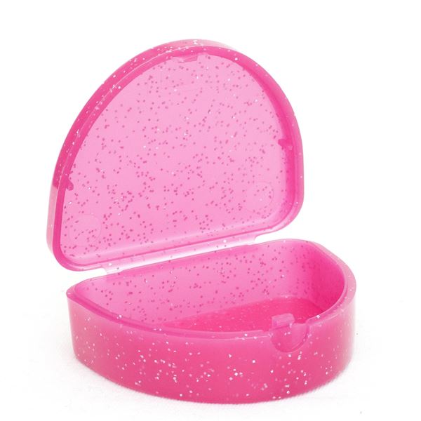 Mouthguard boxes škatuľka perleť. ružová