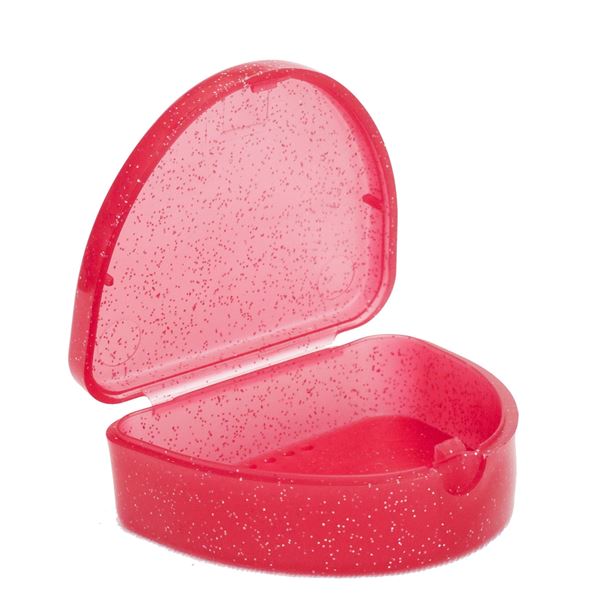 Mouthguard boxes škatuľka perleť. červená
