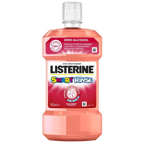 Listerine ÚV detská jahoda 500ml