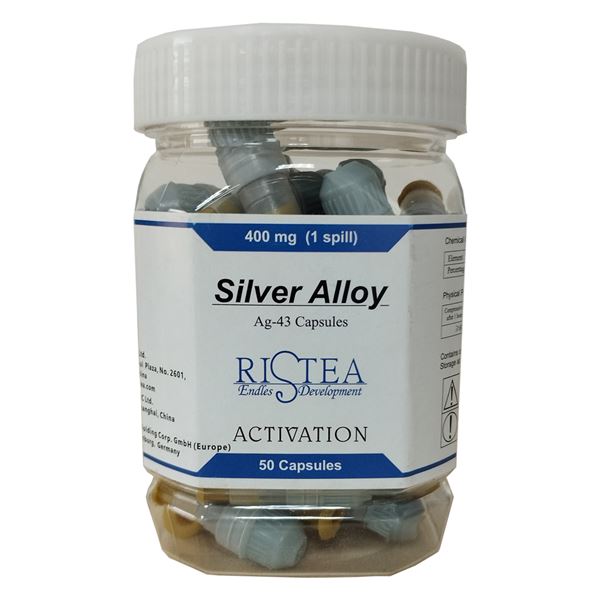 Kapsľový amalgám 43% Ag, veľ.1-400mg ,50ks