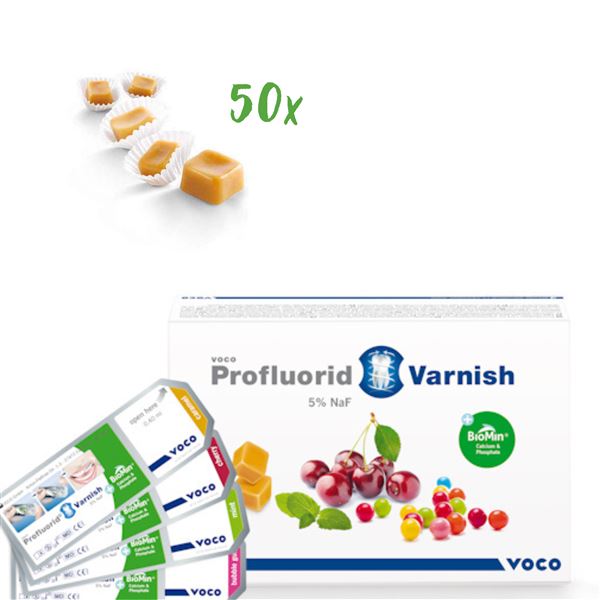 Profluorid Varnish + BioMin 50 x 0,4ml karamel 2270