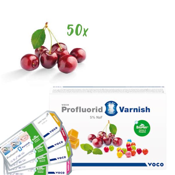 Profluorid Varnish + BioMin 50 x 0,4ml čerešňa 2271