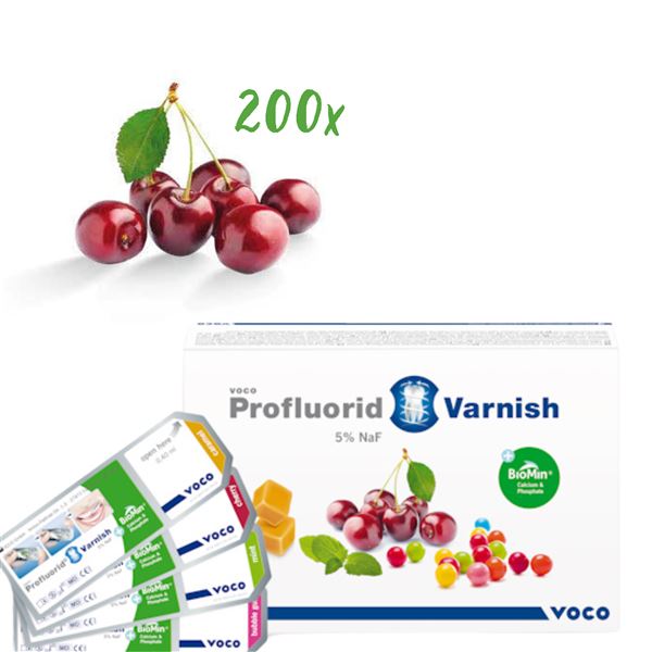 Profluorid Varnish + BioMin 200 x 0,4ml čerešňa 2277