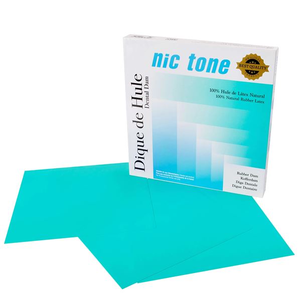 Nic Tone fólie latex 6x6 tenké zelené 36ks Thin