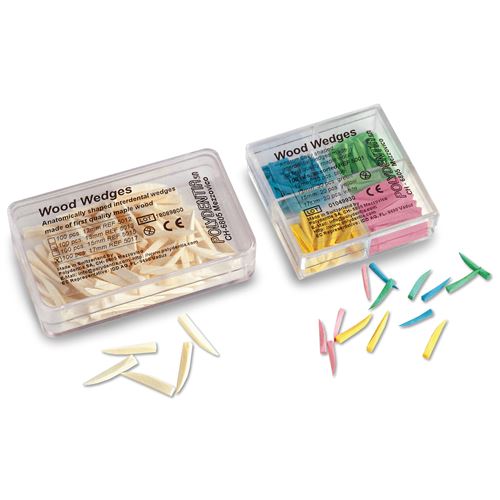 Drevené klinky Polydentia set 100 ks